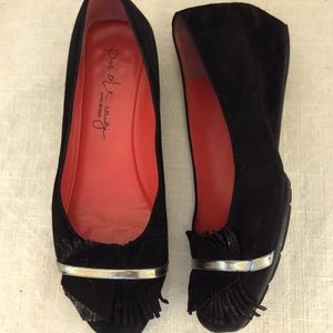 Pas de Rouge suede leather wedges / shoes